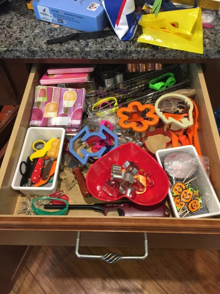 kitchen drawer mess