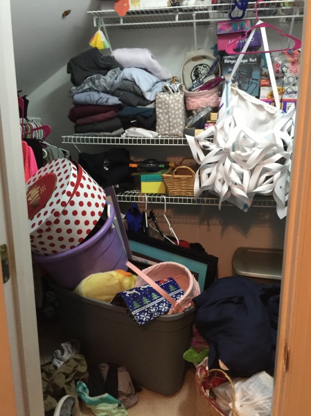 Closet mess